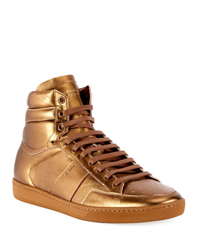 Metallic Gold Shoes | bergdorfgoodman.com