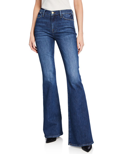 Cotton Polyester Spandex Flare Jeans | bergdorfgoodman.com